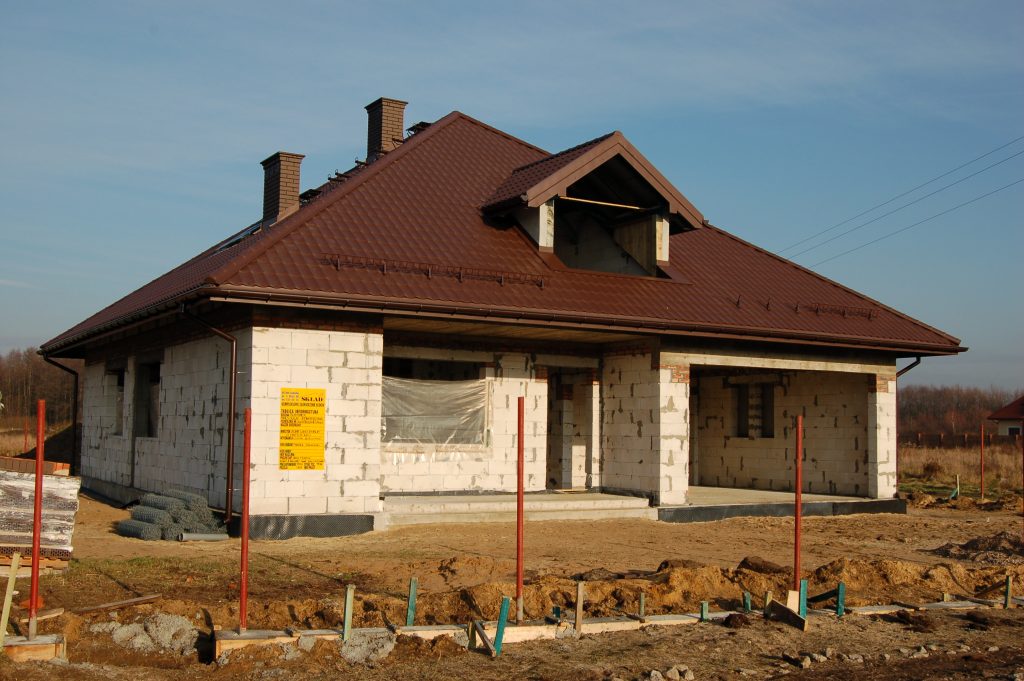 budowa domu jednorodzinnego w stanie surowym okolice Warszawy
